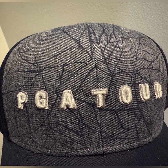 PGA Tour Navy Blue Adjustable Cap With Moisture Wicking Sweatband - Picture 11 of 11